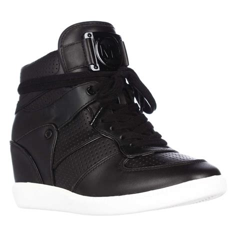 michael kors nikko sneaker high|Michael Kors denim sneakers.